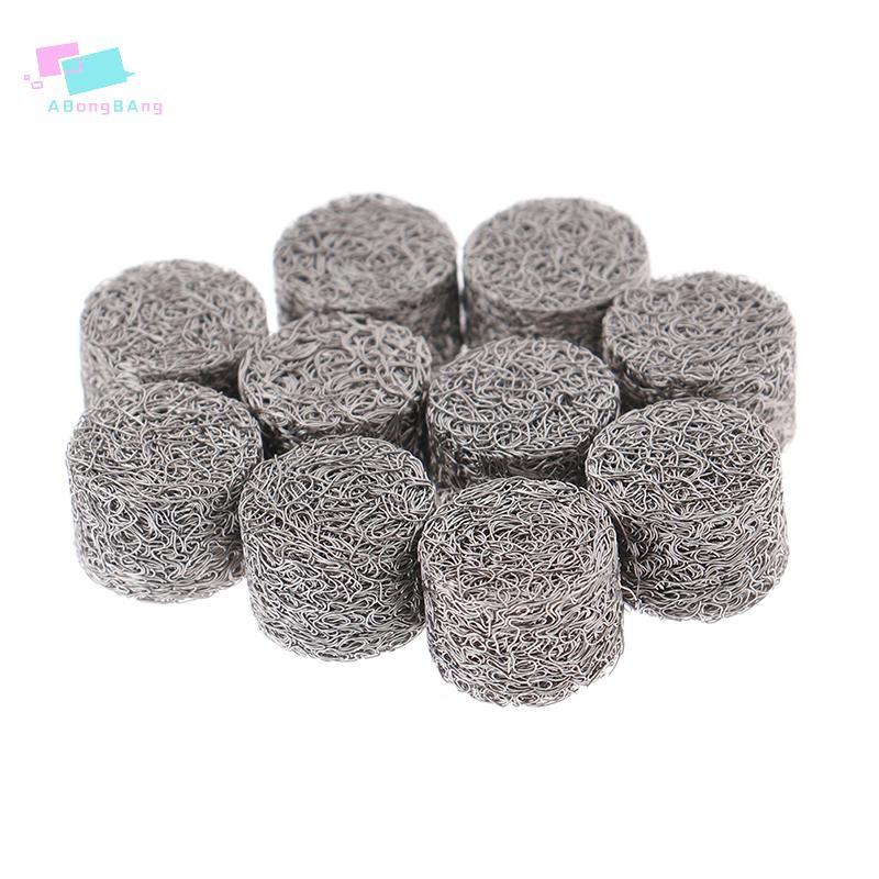 Abongbanghn 1/5 * Bocal De Pote De Espuma De Aço Inoxidável E Lança De Sabão De Neve Filtros De Malha Practia