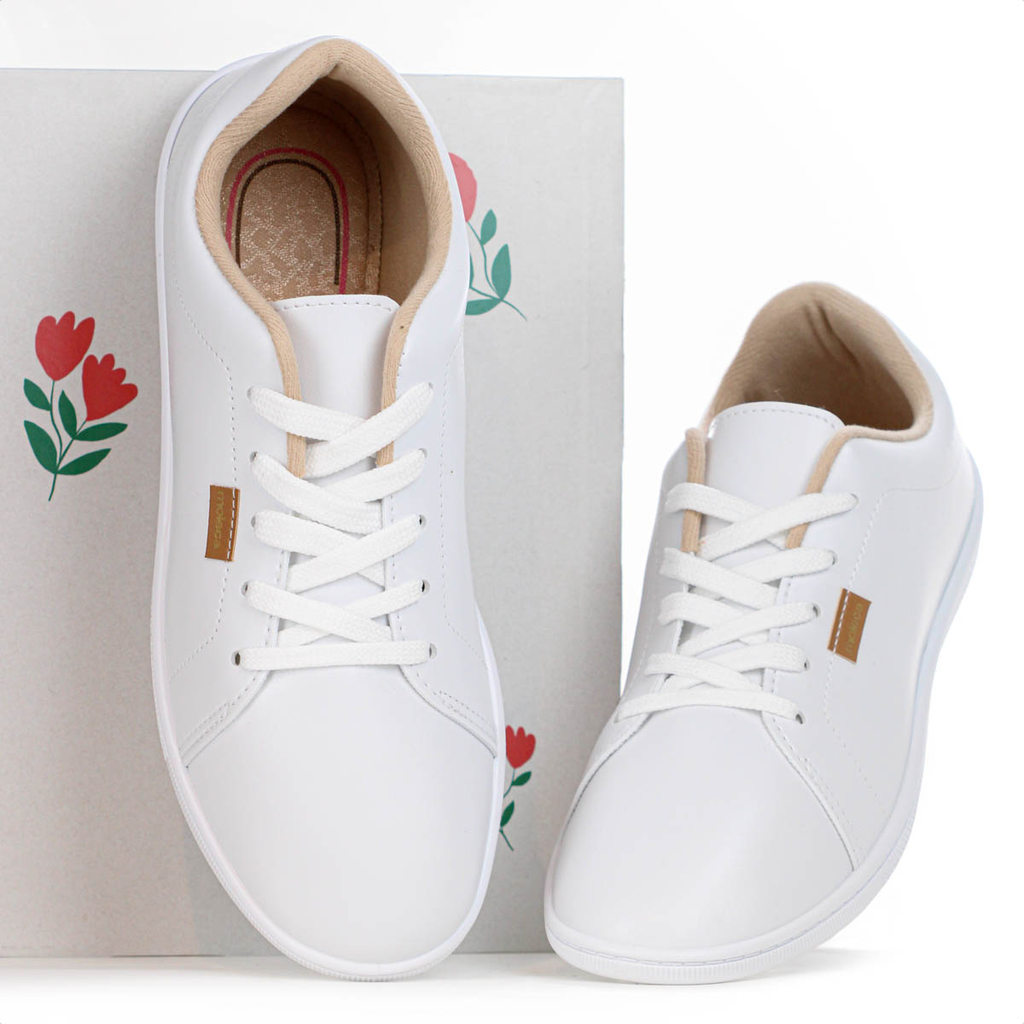 Tênis Moleca Napa Sardenha Neo Slim Branco - Feminino em Oferta na Shopee