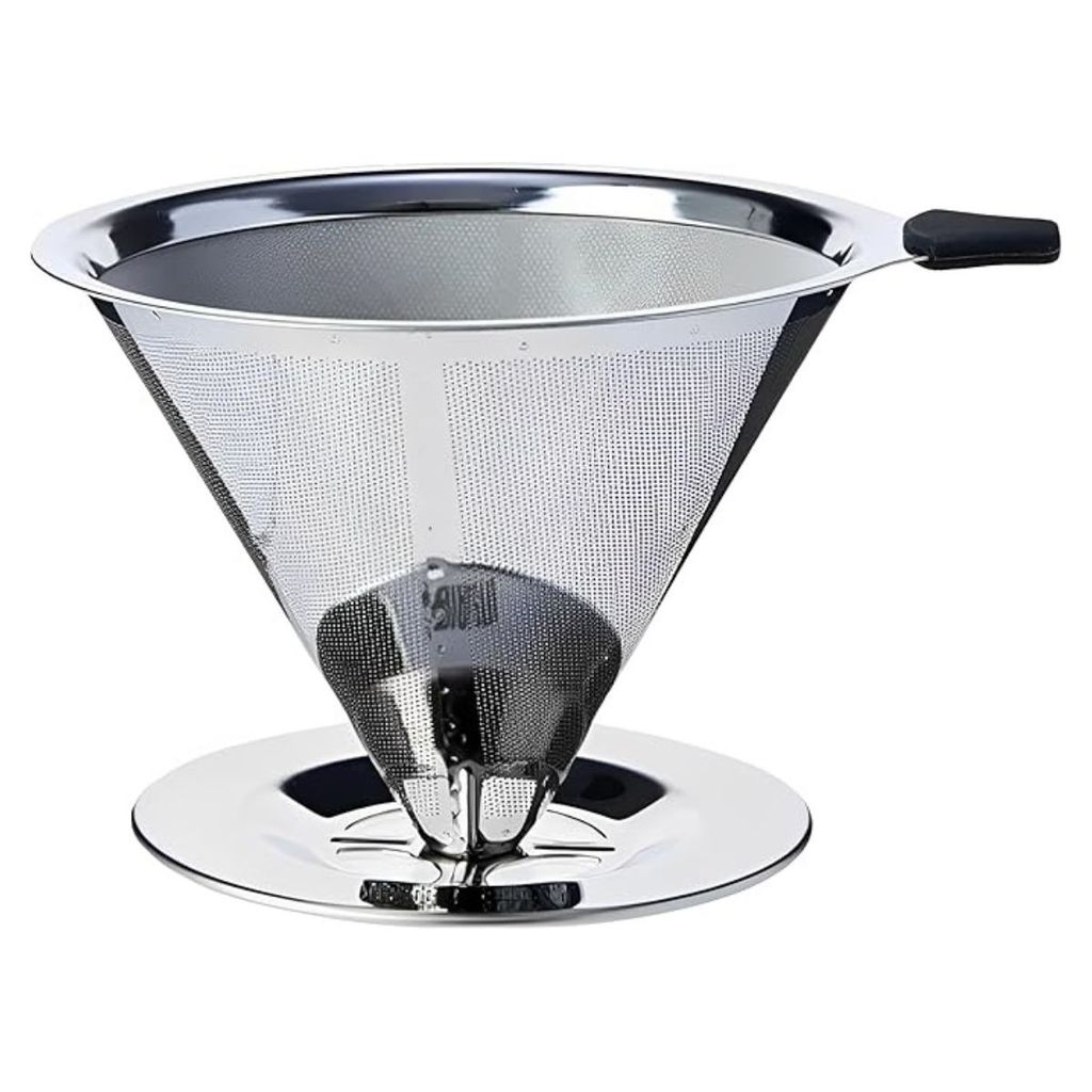 Filtro Reutilizável Coador de Café Peneira Inox Sem Papel P