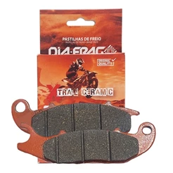 Pastilha de Freio Dianteira Pcx 150 Abs / Pcx 160 Abs / Adv 150 / Tornado 300 / Adv 160 Cerâmica Sinterizada Diafrag