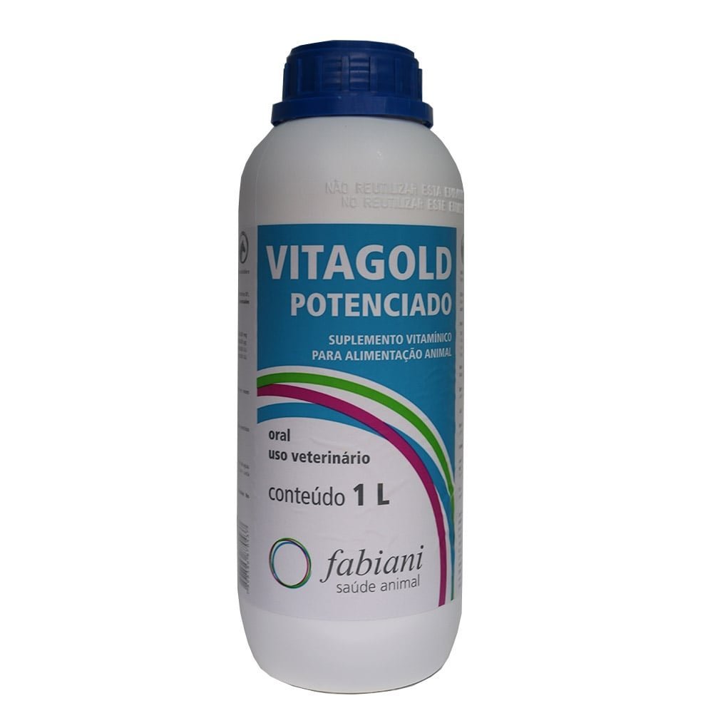 Vita Gold Oral Fabiani Potenciado Saude animal 1 Litro em Oferta na Shopee