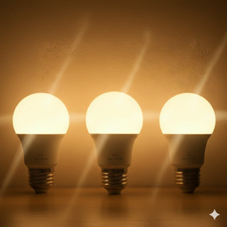 Kit 3 lâmpada de led amarela / iluminação/ lâmpada amarela / 9W ou 7W 3000k Bivolt / lâmpadas de led em Oferta na Shopee