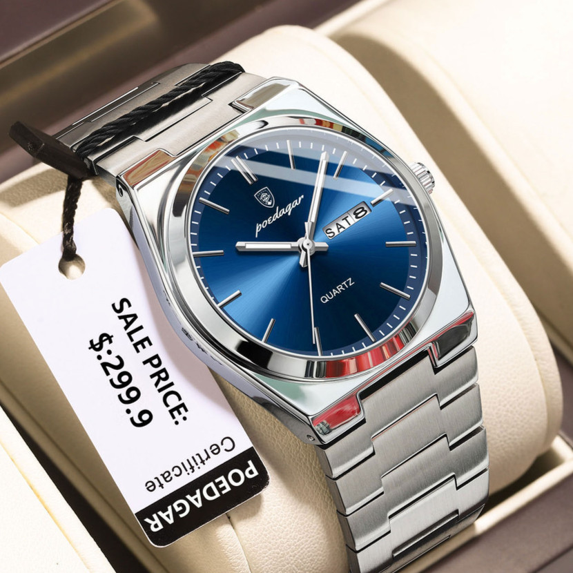 ‌com caixa【Alta Qualidade】POEDAGAR 930 924 910 Relógio de negócios Minimalista Prova D'água Masculino em Oferta na Shopee