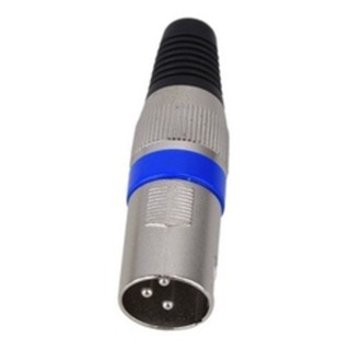 Kit 5 Plugs Conector Xlr Canon Macho Microfone Dmx Tg em Oferta na Shopee