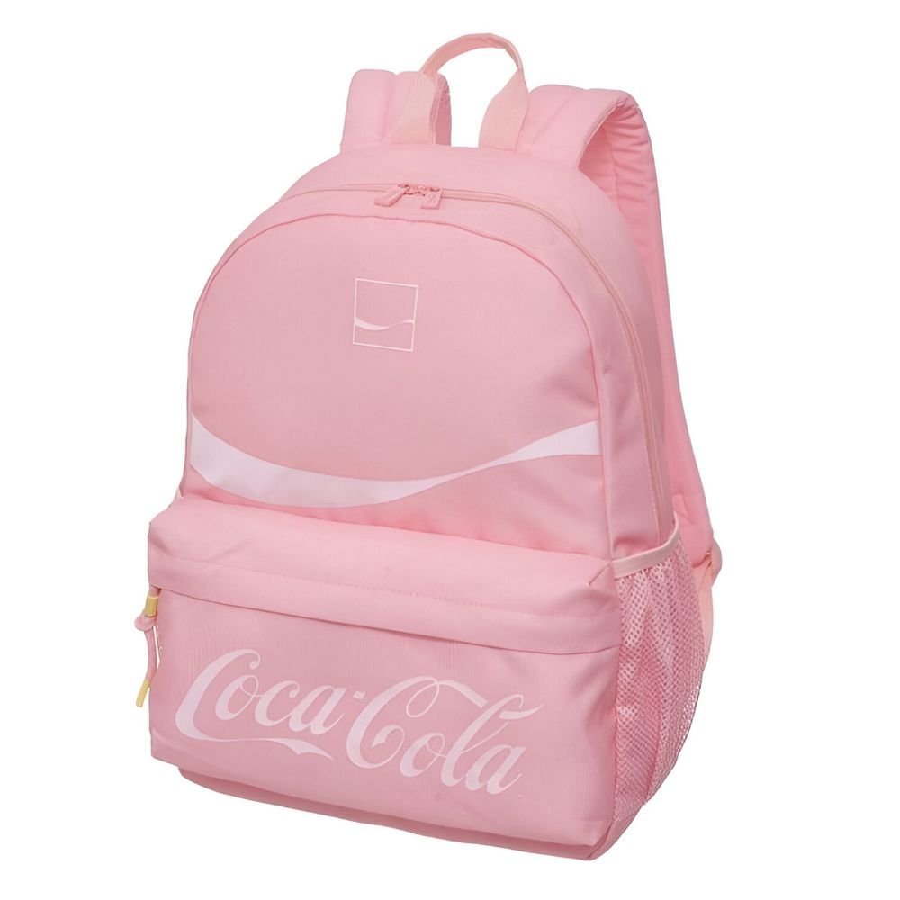 Mochila De Costas Coca Cola Dreamy Rosa Pastel Pacific em Oferta na Shopee