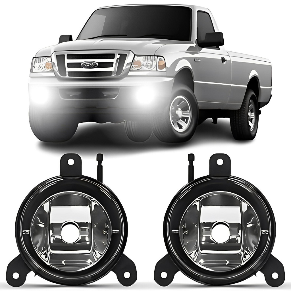 Farol Milha Ford Ranger 2005 2006 2007 2008 2009 Ecosport 2003 á 2007