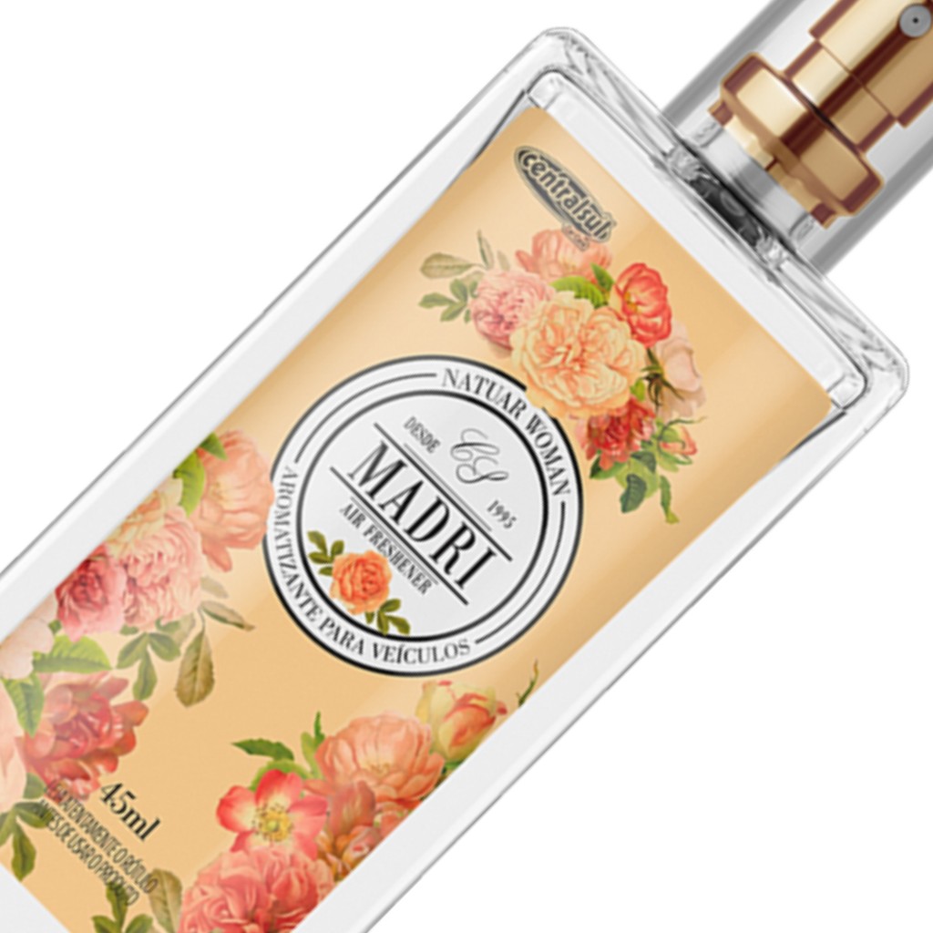 AROMATIZANTE NATUAR WOMAN MADRI CENTRALSUL 45ML em Oferta na Shopee