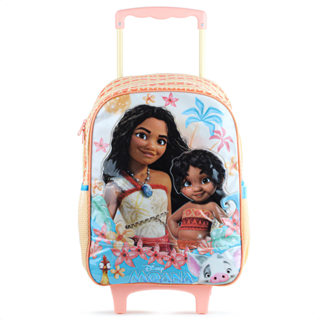 Mochila Com Rodas Xeryus 16 Disney Moana 2 14770 Laranja e Azul - Infantil em Oferta na Shopee