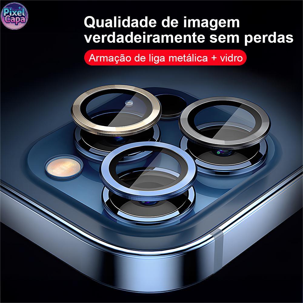 Kit Lente Película De Câmera Para iPhone 17 16 15 14 13 12 11 16E Pro Plus Max Mini LISO Protector Film Lens M005 em Oferta na Shopee