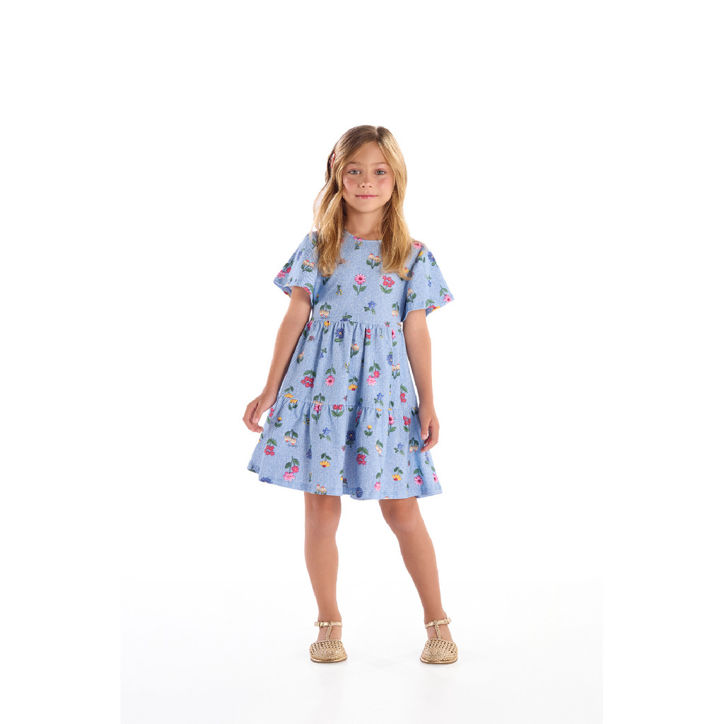 Vestido Infantil Cotton Quimby