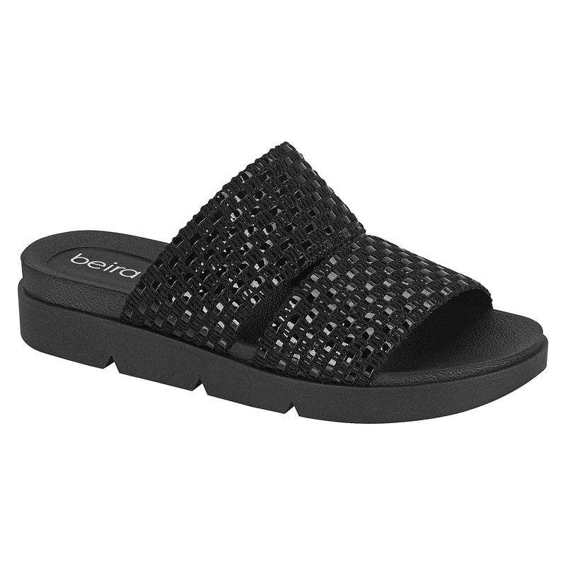 Sandalia Feminina Papete Brilho Plataforma Beira Rio Original em Oferta na Shopee