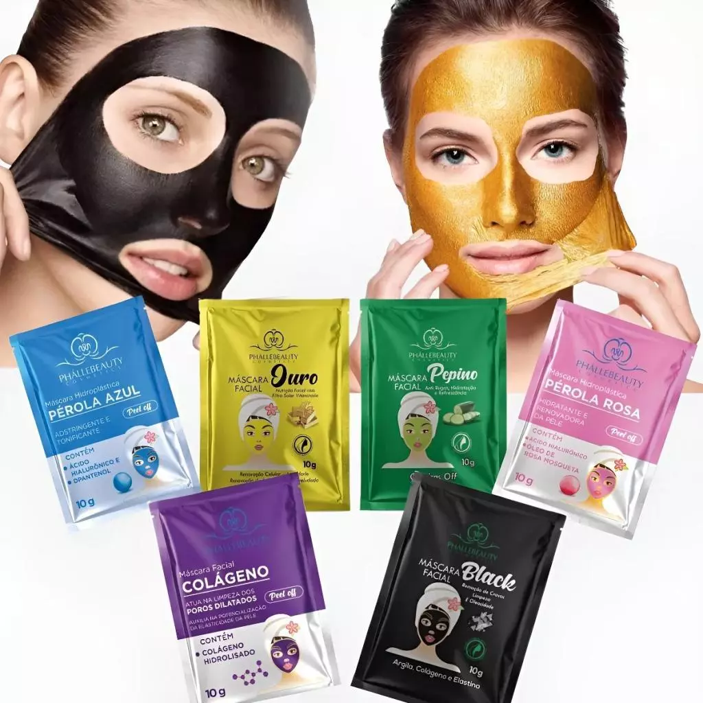 SACHÊ MÁSCARA FACIAL PEEL OFF LIMPEZA PROFUNDA E REVITALIZAÇÃO DA PELE 10G UNISSEX — imagem 1
