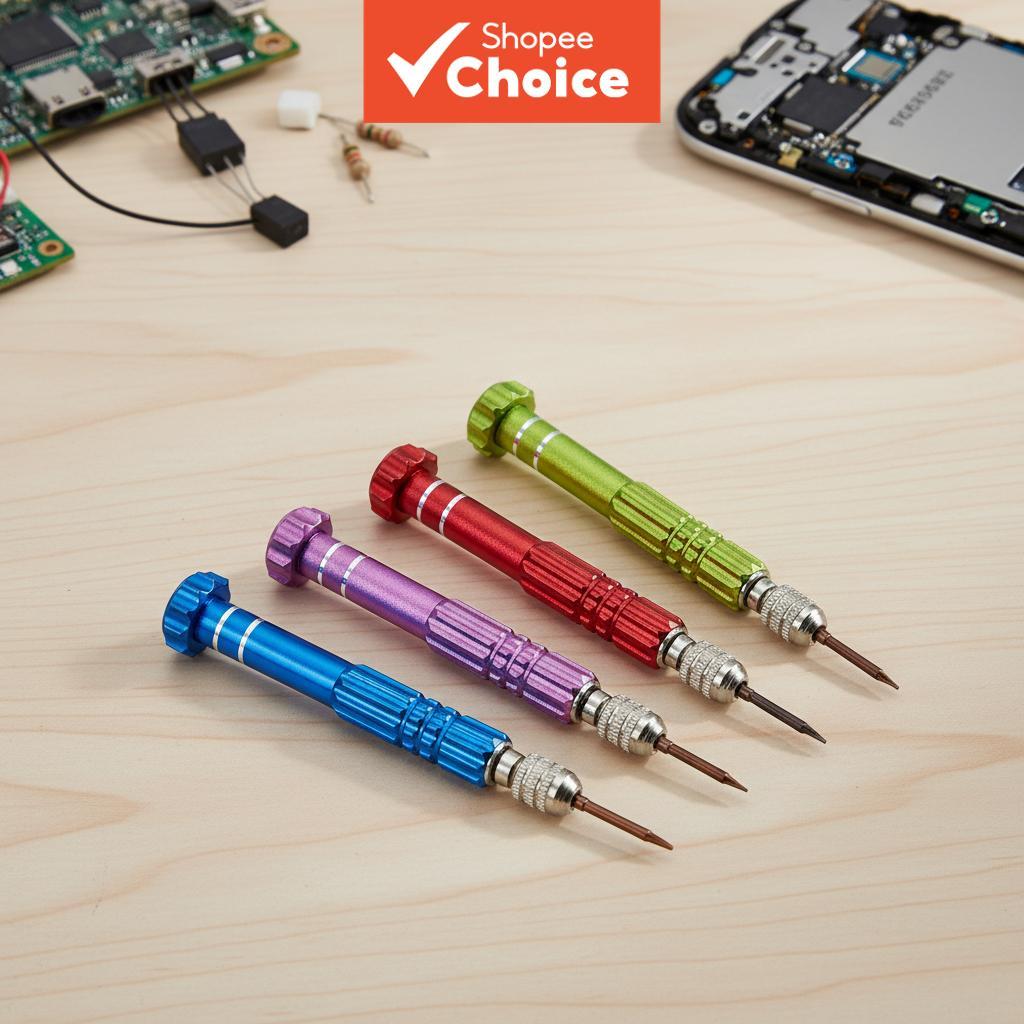 Conjunto de 5 Mini Chaves de Precisão Kit de Reparação Multifuncional para Óculos, Telefone e Tablet em Oferta na Shopee
