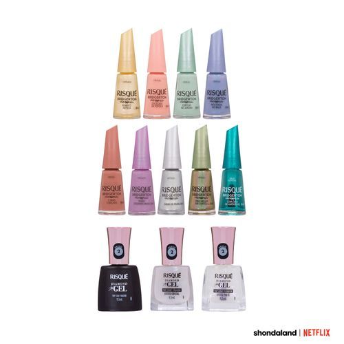 Kit Completo Bridgerton & Risqué + Top Coats - 12 unidades em Oferta na Shopee