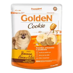 Biscoito PremieR GoldeN Cães Adultos Banana/Aveia/Mel 350g