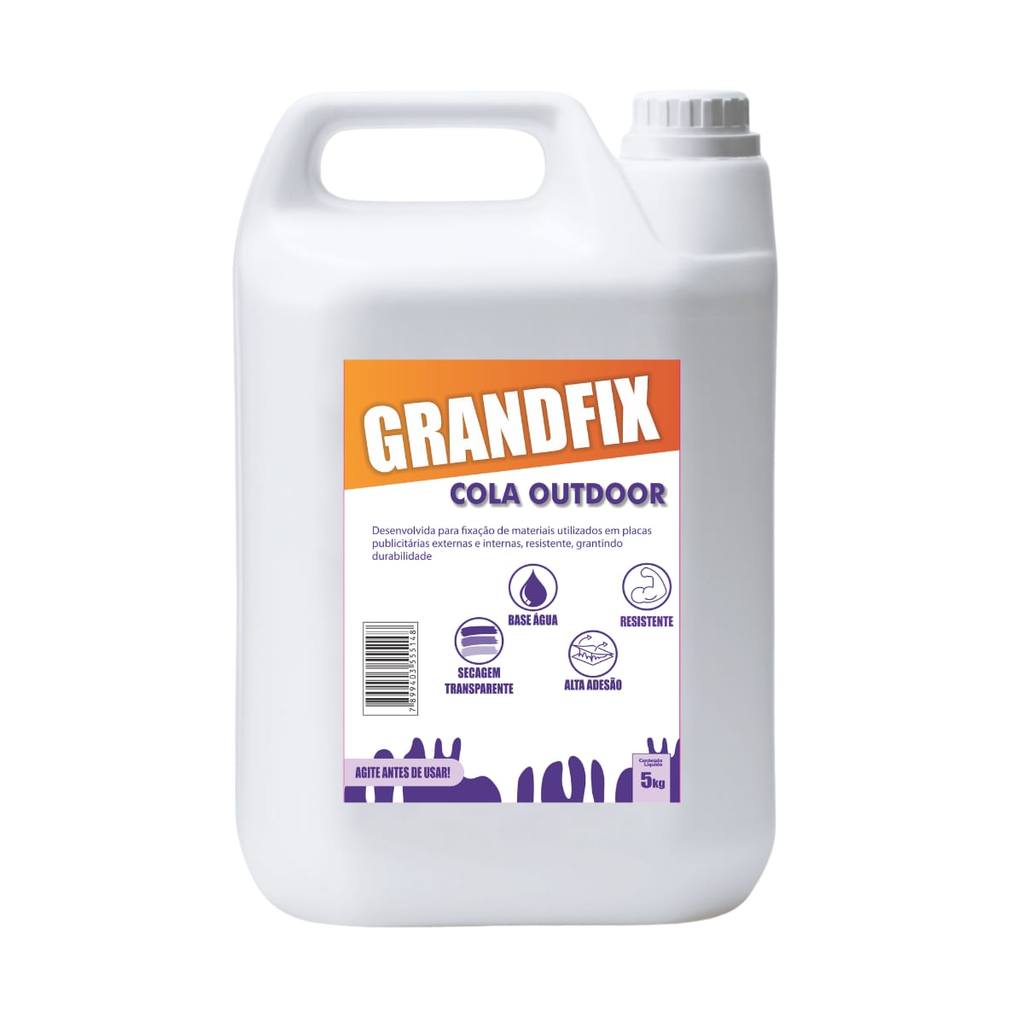 Cola Branca Pva Para Outdoor 5kg GrandFix