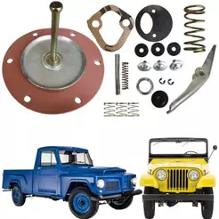 Reparo Da Bomba De Gasolina Jeep / Rural / F 75 Ford Willys 06 Cilindros