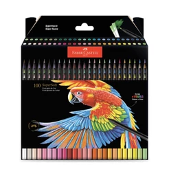 Kit Lápis De Cor Faber-Castell EcoLápis 100 Tons Supersoft
