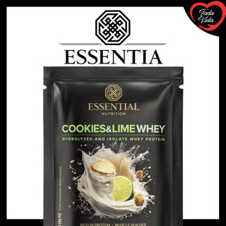SACHE ESSENTIAL 30G - COOKIES LIME - WHEY PROTEIN HIDROLISADO em Oferta na Shopee