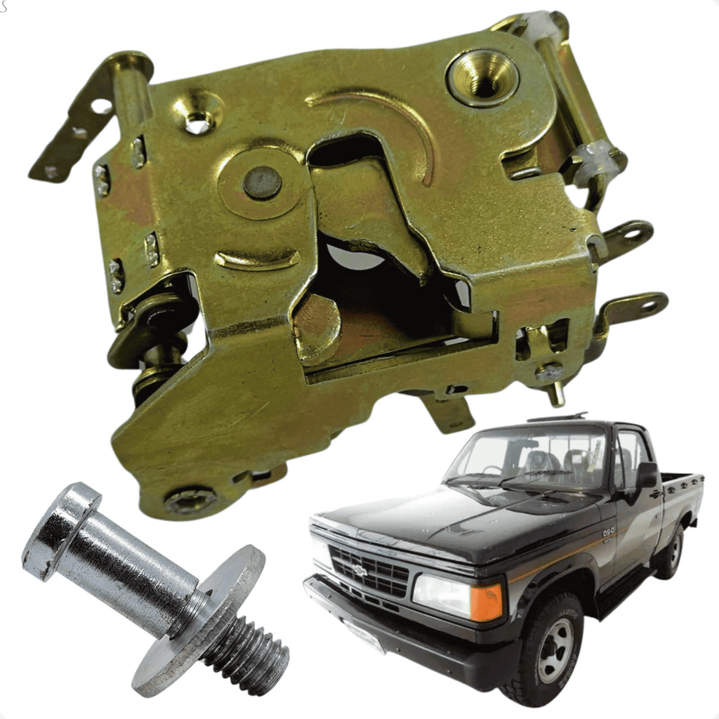 Kit Batente + Fechadura Da Porta Lado Esquerdo Gm D20 Monza Chevette Chevy 500