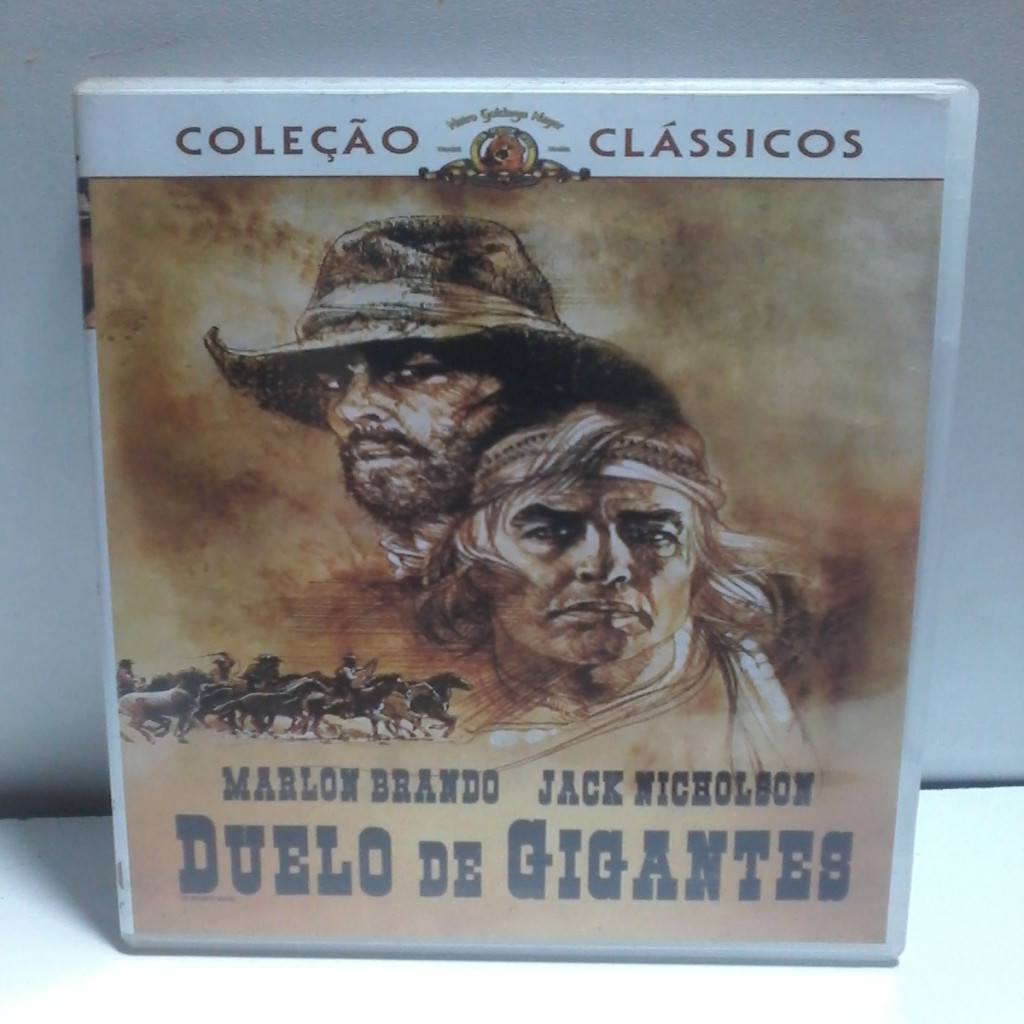 DVD Duelo de Gigantes - Marlon Brando - Jack Nicholson editora Arthur Penn