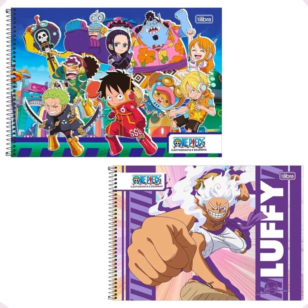 Caderno Desenho One Piece 80 Fls Cartografia Escolar Tilibra em Oferta na Shopee