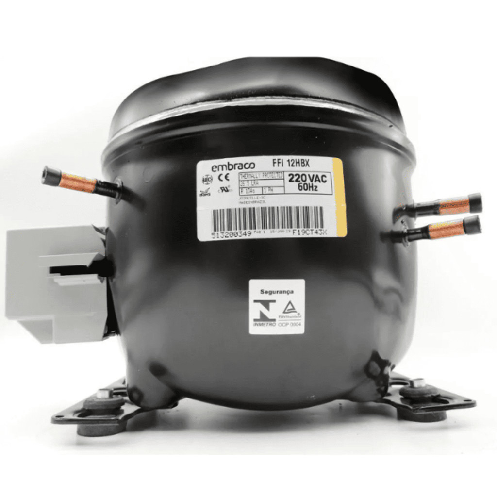 Compressor Embraco 1/3+hp Para Gás R134 220v - Ffi12hbx