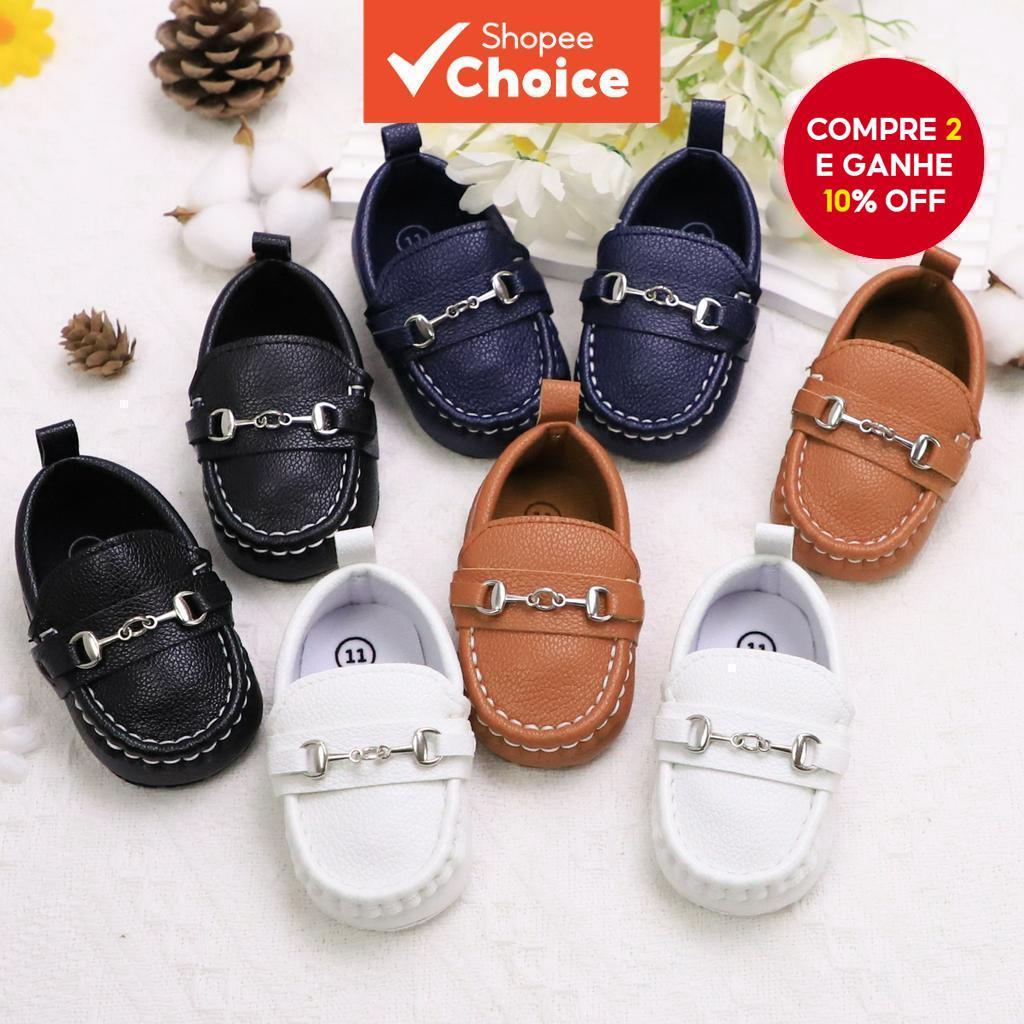  Mocassim Slip-On para Meninos – Leve, Antiderrapante para Uso Interno e Externo, Primavera & Outono