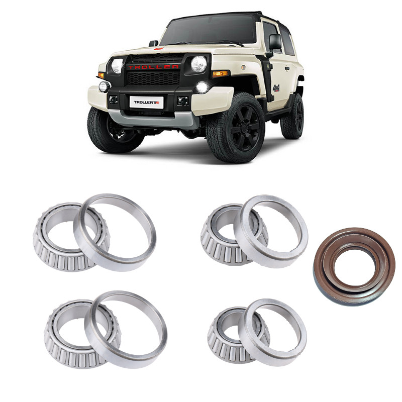 Rolamentos Diferencial Traseiro Troller 2013 até 2022 kit