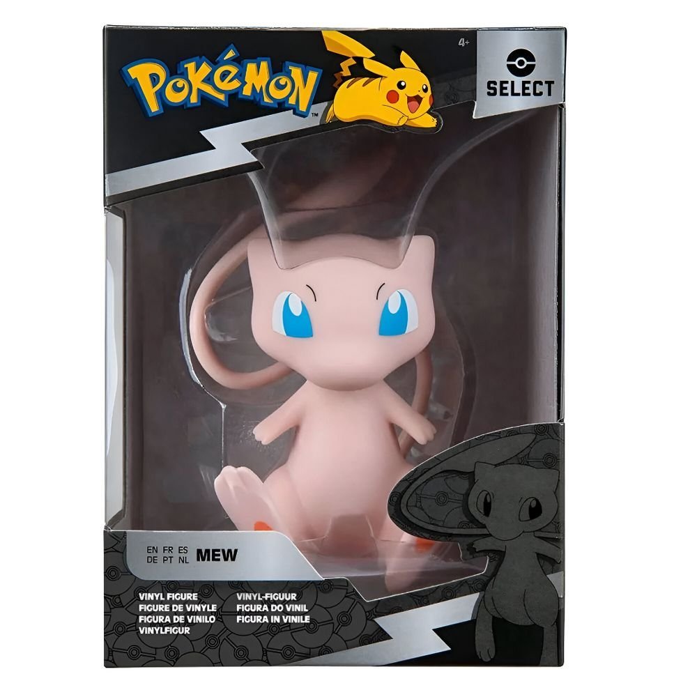 Pokemon Figura De Acao Vinil Mew 9cm +4 Anos Sunny
