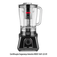 Liquidificador 2,6L Turbo 8 Velocidades 1000W Preto - Multi