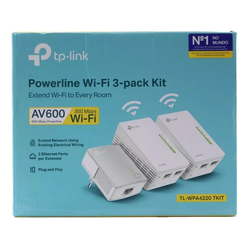 Tp-link Tl-wpa4220 Tkit Branco - Extensor Wi-fi 3un.