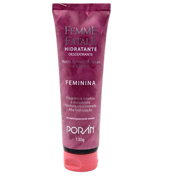 PORAN FEMME FATALE HIDRATANTE DESODORANTE FEMININA 130G