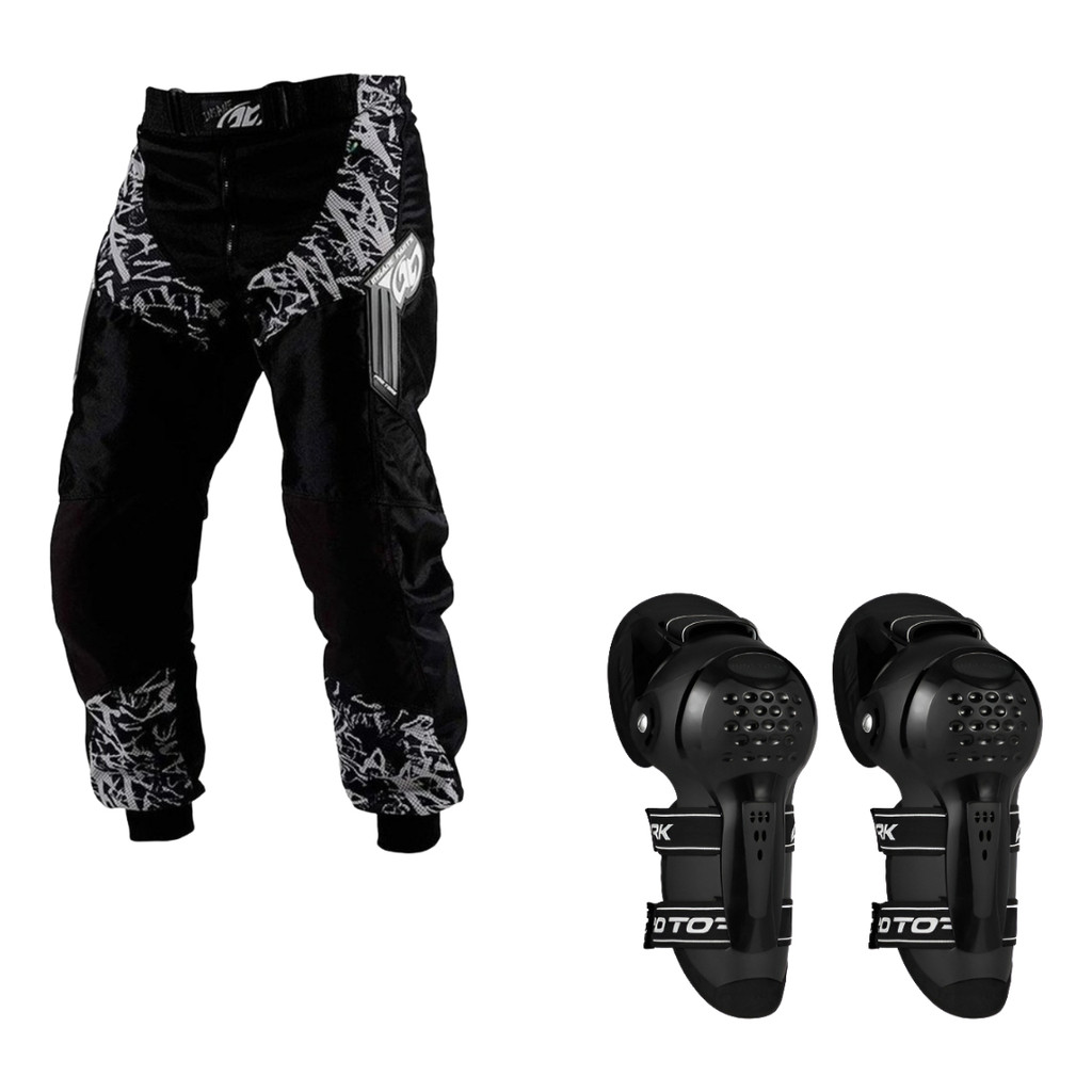 Calça Joelheira Articulada Infantil Kids Motocross Trilha