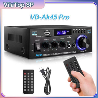 VD-AK45Pro Amplificador De Potência De á AK4 Microfone Amplificador De á HiFi ída 2*40w em Oferta na Shopee