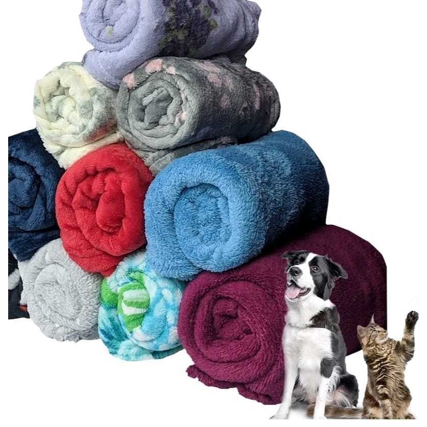 KIT 2 COBERTOR MANTA SOFT MANTINHA PARA PETS GATO CACHORRO 90CM X 100CM (2 UNIDADES )