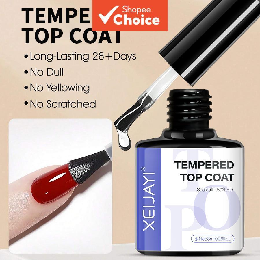 XEIJAYI Top Coat Gel de Esmalte No Wipe UV LED Ferramenta de Arte para Unhas em Oferta na Shopee