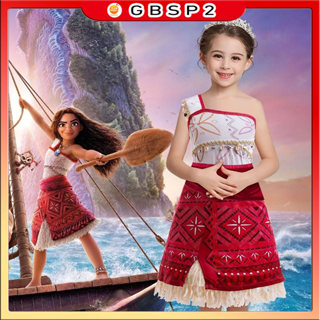 Fantasia Moana Infantil Para Cosplay E Apresentação Crianças Halloween Fantasia Vestidos em Oferta na Shopee