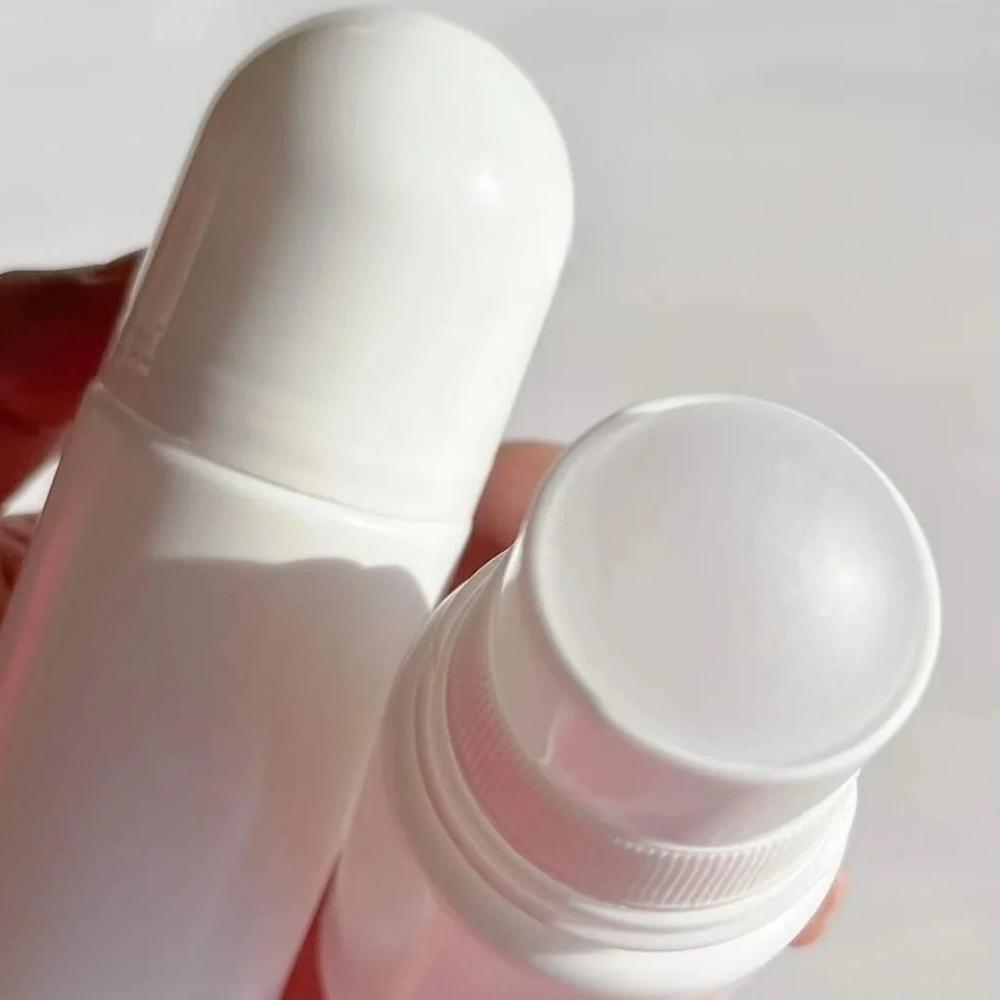 Frascos Roll-on De 30/50/60/80/100ml , Rolo Recarregável Vazio , Plástico Branco , Antitranspirante , Bola De , De Perfu em Oferta na Shopee