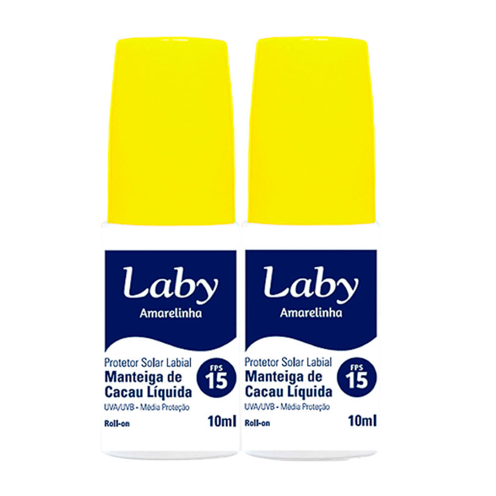 Kit 2 Manteiga de Cacau Líquida Laby FPS 15 10ml em Oferta na Shopee