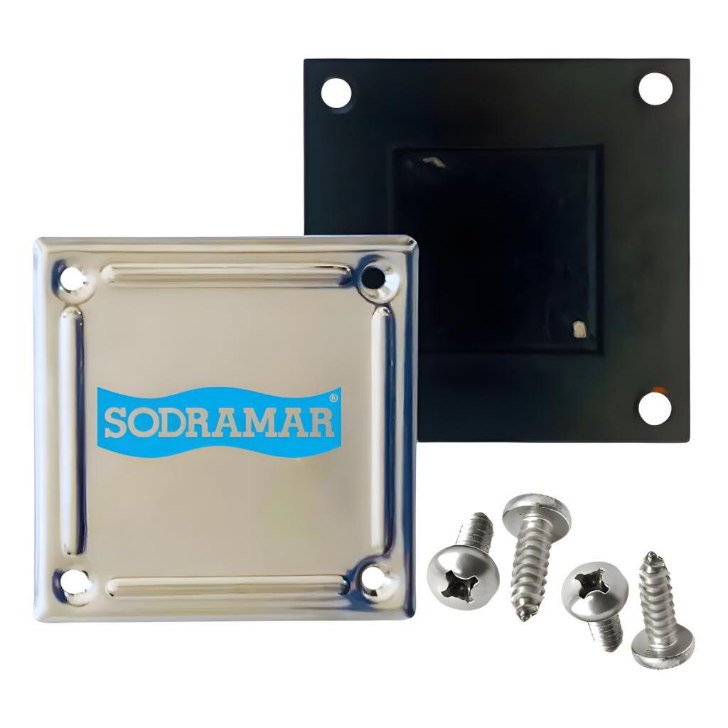 Tampa Inox Caixa De Passagem Sodramar Iluminação De Piscinas - Inox