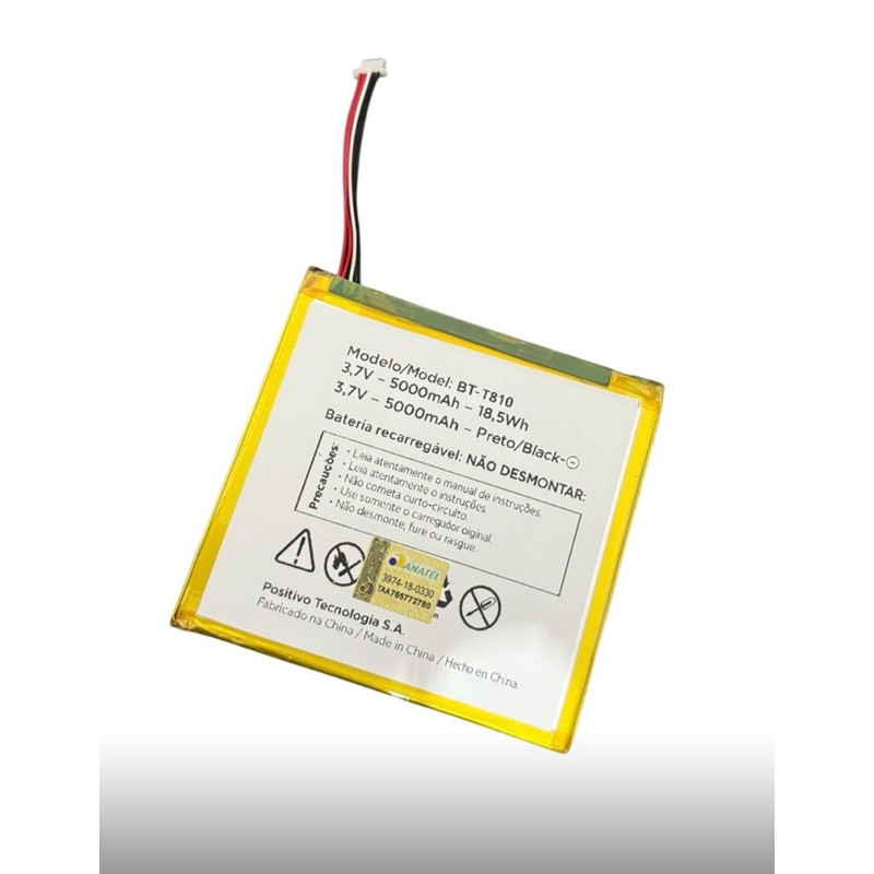 BAT COMPATIVEL TABLET POSITIVO AMARELO BT-T810  3.7V C / NOVA COM GARANTIA