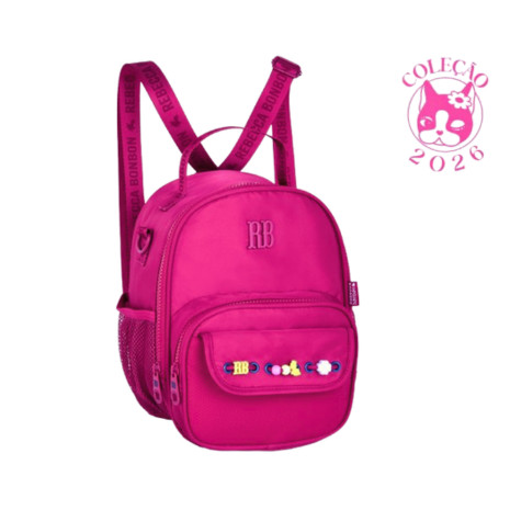 Lancheira Térmica 2 em 1 Rebecca Bonbon Beaded Fun- Clio Style Cor:Rosa