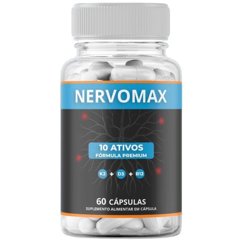 1x NERVO MAX ORIGINAL TOTAL 60 CÁPSULAS AUXILIO NA DOR SUPLEMENTO A,IMENTAR em Oferta na Shopee