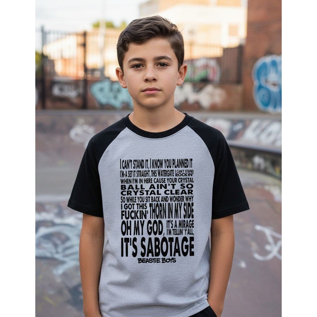 Camiseta Beastie Boys Sabotage Exclusive Exclusiva