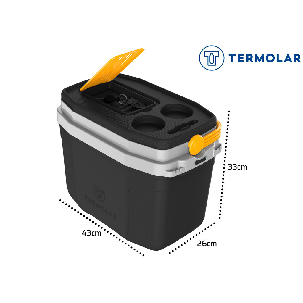 Detalhes do Caixa Térmica Cooler Com Alça Praia Camping