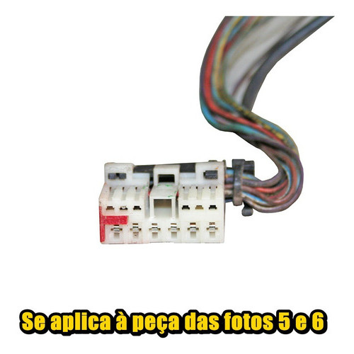 Chicote Plug Do Módulo Central Blocante Fiat Doblô 55215292