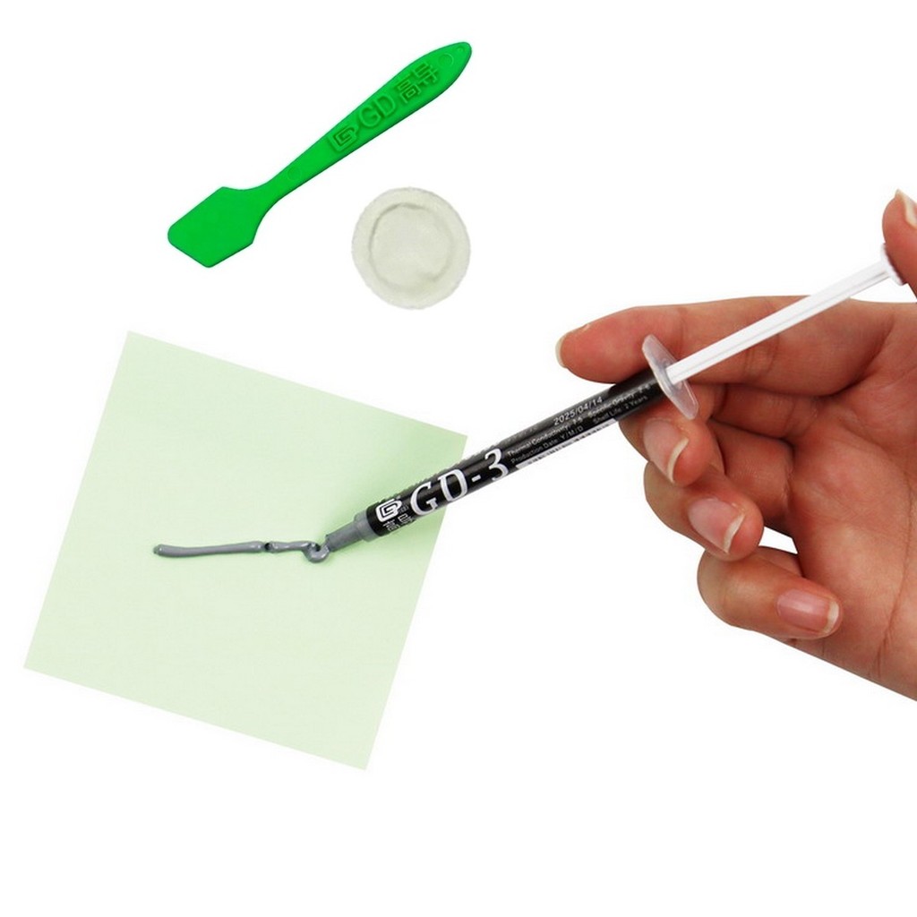 Pasta Térmica New GD-3 Alta Performance 7.5 W/mk 1g Processador Pc Gpu Ps4 Consoles