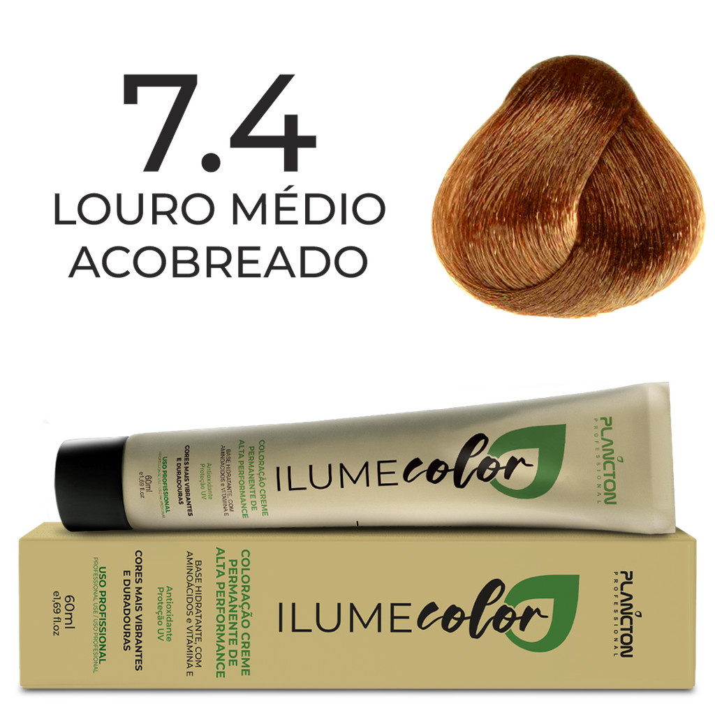 ILUME COLOR PLANCTON - 7.4 LOURO MÉDIO ACOBREADO