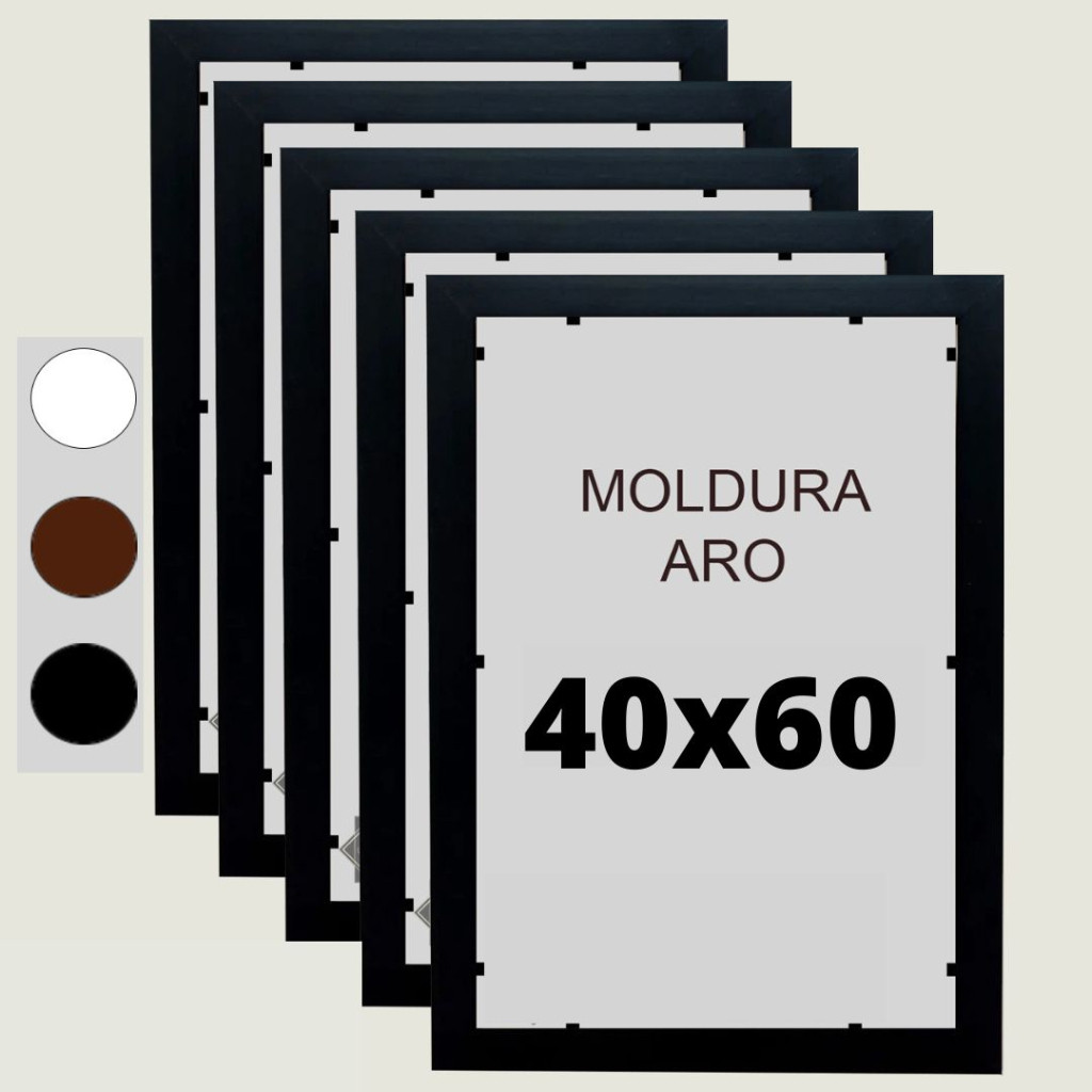 Kit 3 Unidades Moldura ARO 40x60cm em Oferta na Shopee